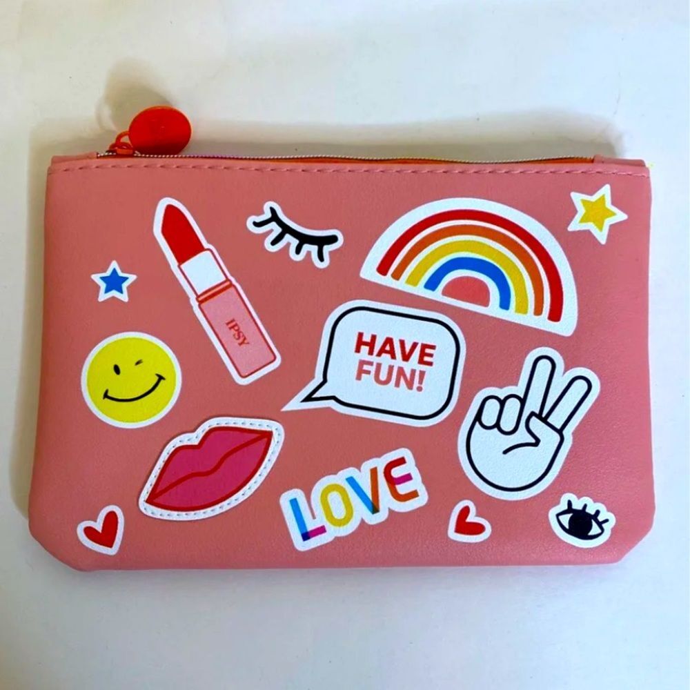Ipsy Glam Bag Zippered Makeup Bag